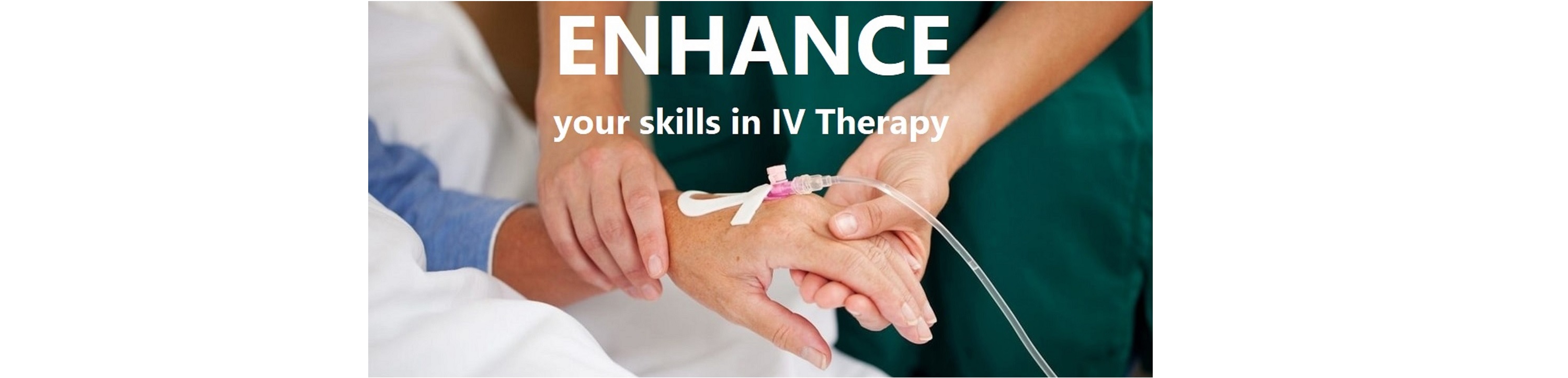 IV Therapy Training Course - February 2024 Banner